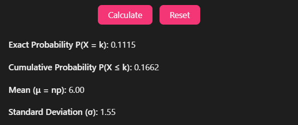 Probability Calculator