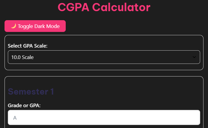 cgpa to percentage calculator